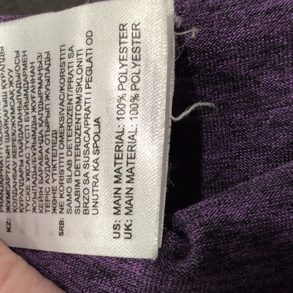 Adidas Heathered Purple Razorback Tank Top - Picture 5 of 5